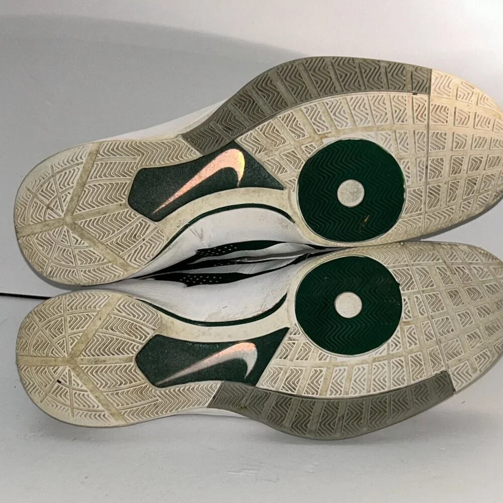 Nike Hyperdunk Leather Basketball Shoes Flywire 407627 Green 2010 Men's Size 16 - Picture 13 of 16